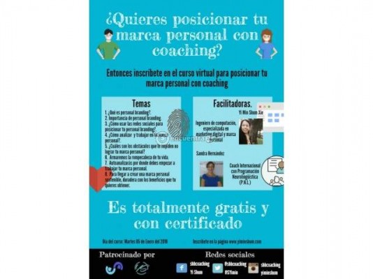 Curso gratis de Marca Personal con Coaching
